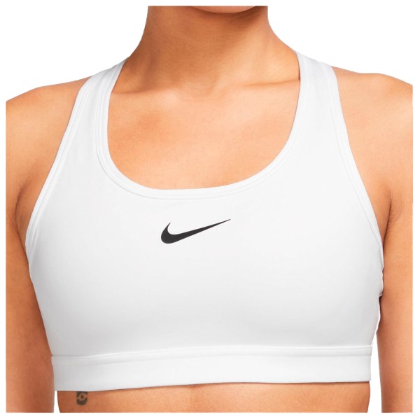 Nike - Women's Dri-Fit Swoosh Medium Support Bra - Sport-BH Gr L weiß von Nike