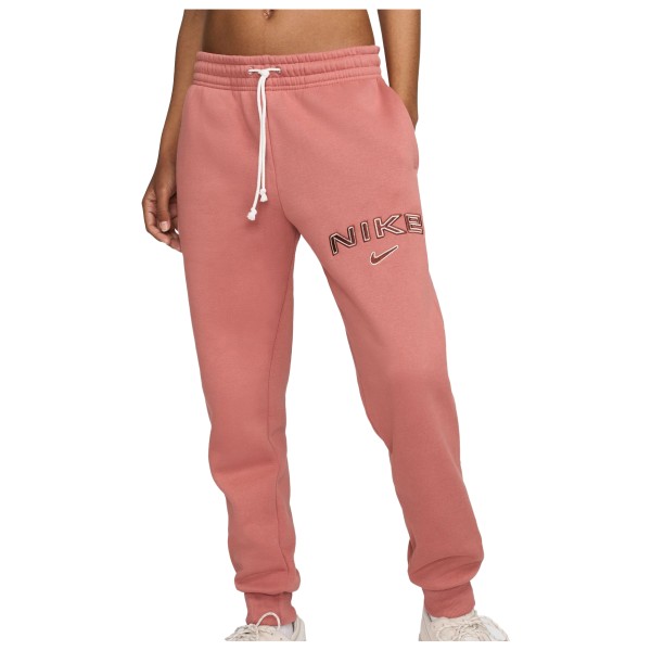 Nike - Women's NSW Phoenix Fleece MR Standard Logo Pant - Trainingshose Gr M rosa von Nike