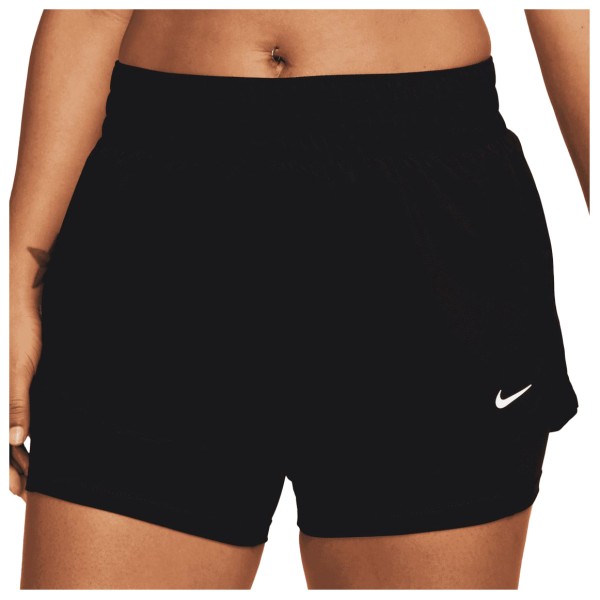 Nike - Women's One Dri-Fit Mid-Rise - Laufshorts Gr L schwarz von Nike