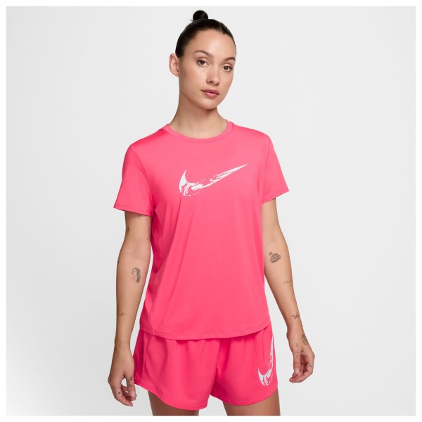 Nike - Women's One Swoosh Dri-Fit Shirt - Laufshirt Gr L;M;S;XL;XS grau;schwarz;weiß von Nike