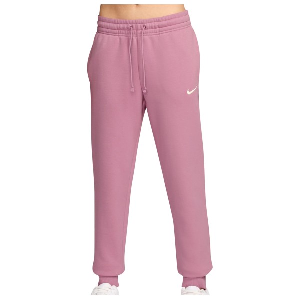 Nike - Women's Phoenix Fleece Mid-Rise Pant - Trainingshose Gr L rosa von Nike