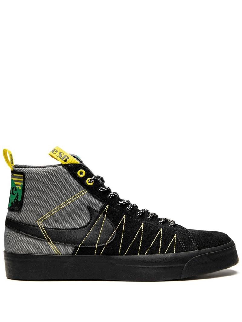 Nike Zoom Blazer Mid PRM "Cool Grey/Black/White/Yellow S" sneakers von Nike