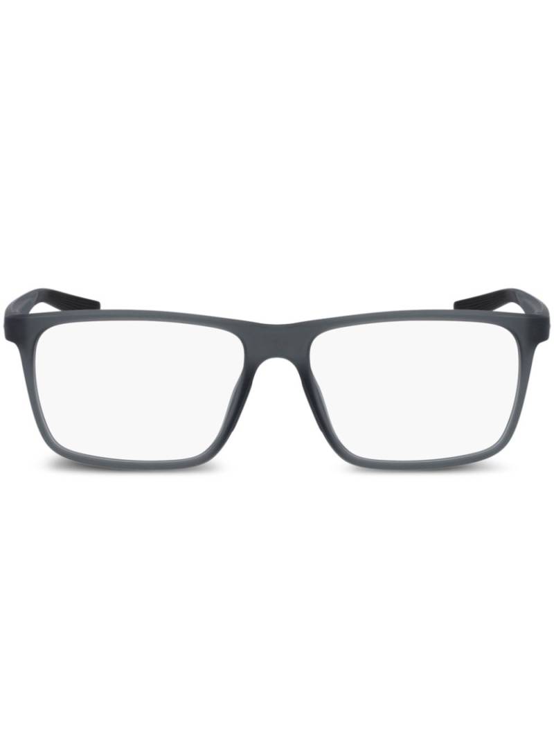 Nike rectangle-frame glasses - Grey von Nike