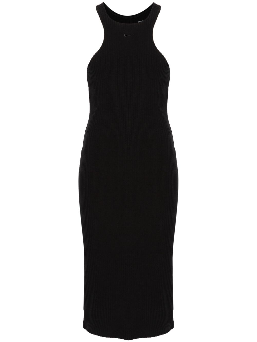 Nike ribbed-knit midi dress - Black von Nike