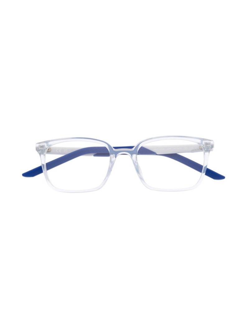 Nike square-frame acetate glasses - Blue von Nike