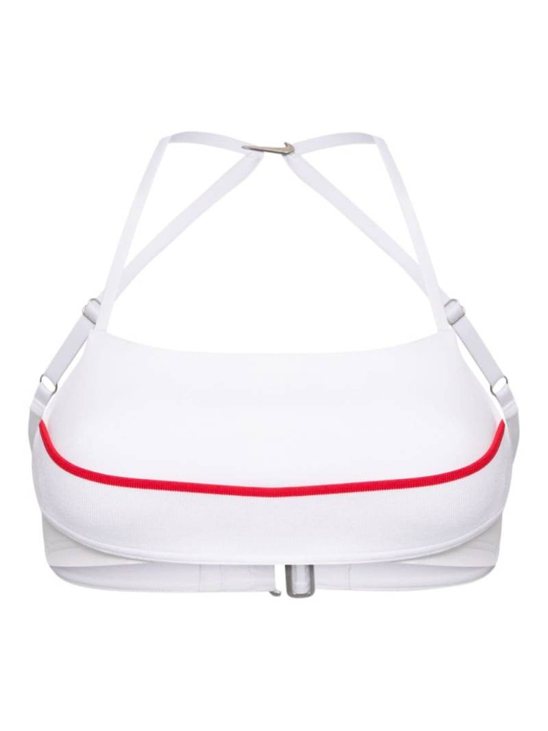 Nike x jacquemus G-hook sport bra - White von Nike