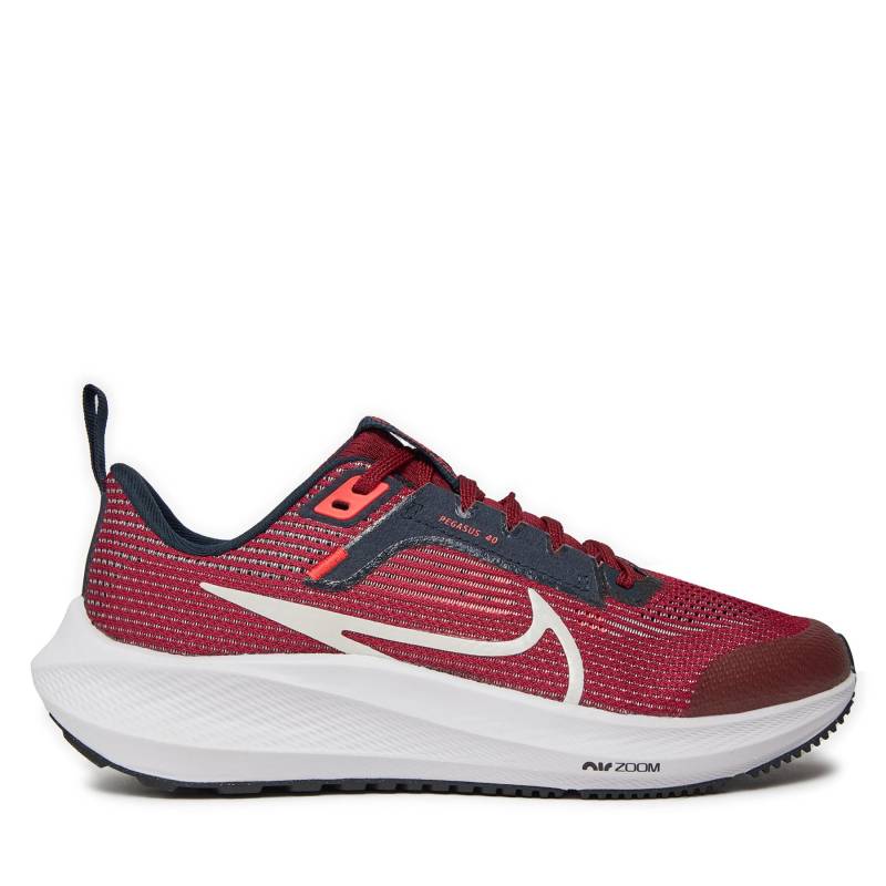 Laufschuhe Nike Air Zoom Pegasus 40 (GS) DX2498 009 Dunkelrot von Nike