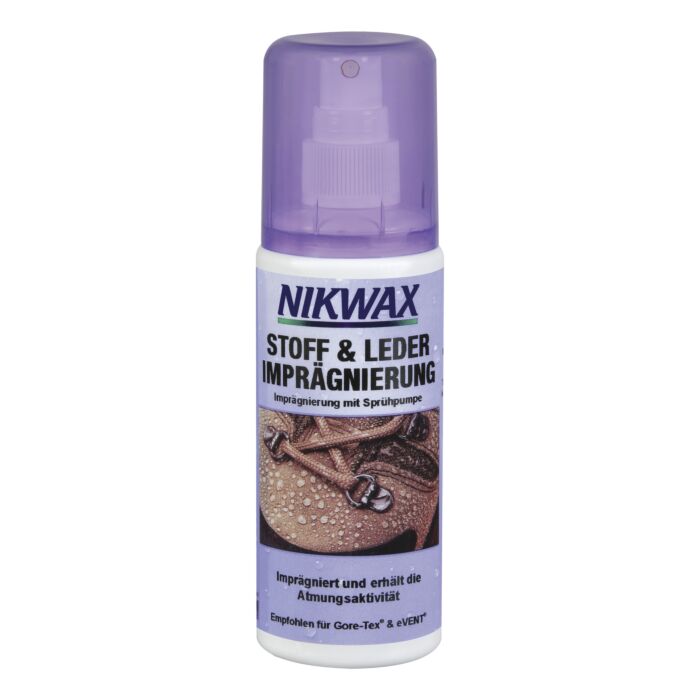 Nikwax Imprägnierspray Stoff & Leder, weiss von Nikwax