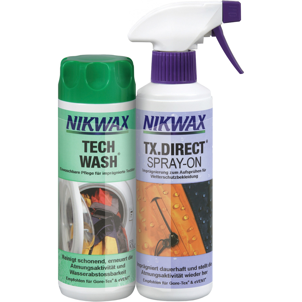 Nikwax Tech Wash + TX-Direct Spray von Nikwax