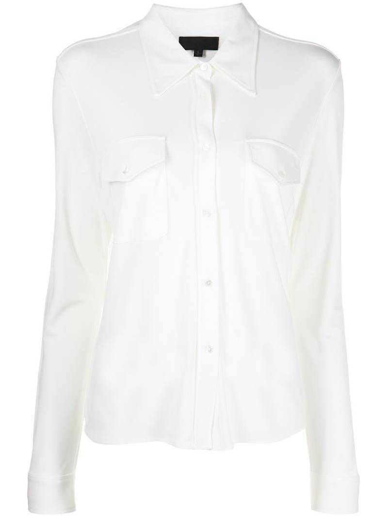 Nili Lotan Aveline patch-pocket shirt - White von Nili Lotan