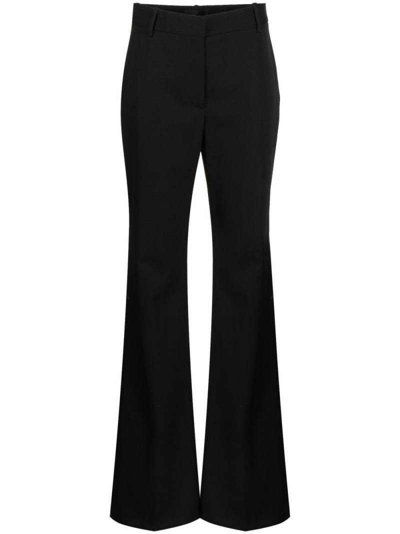 Nili Lotan Corette virgin-wool flared trousers - Black von Nili Lotan