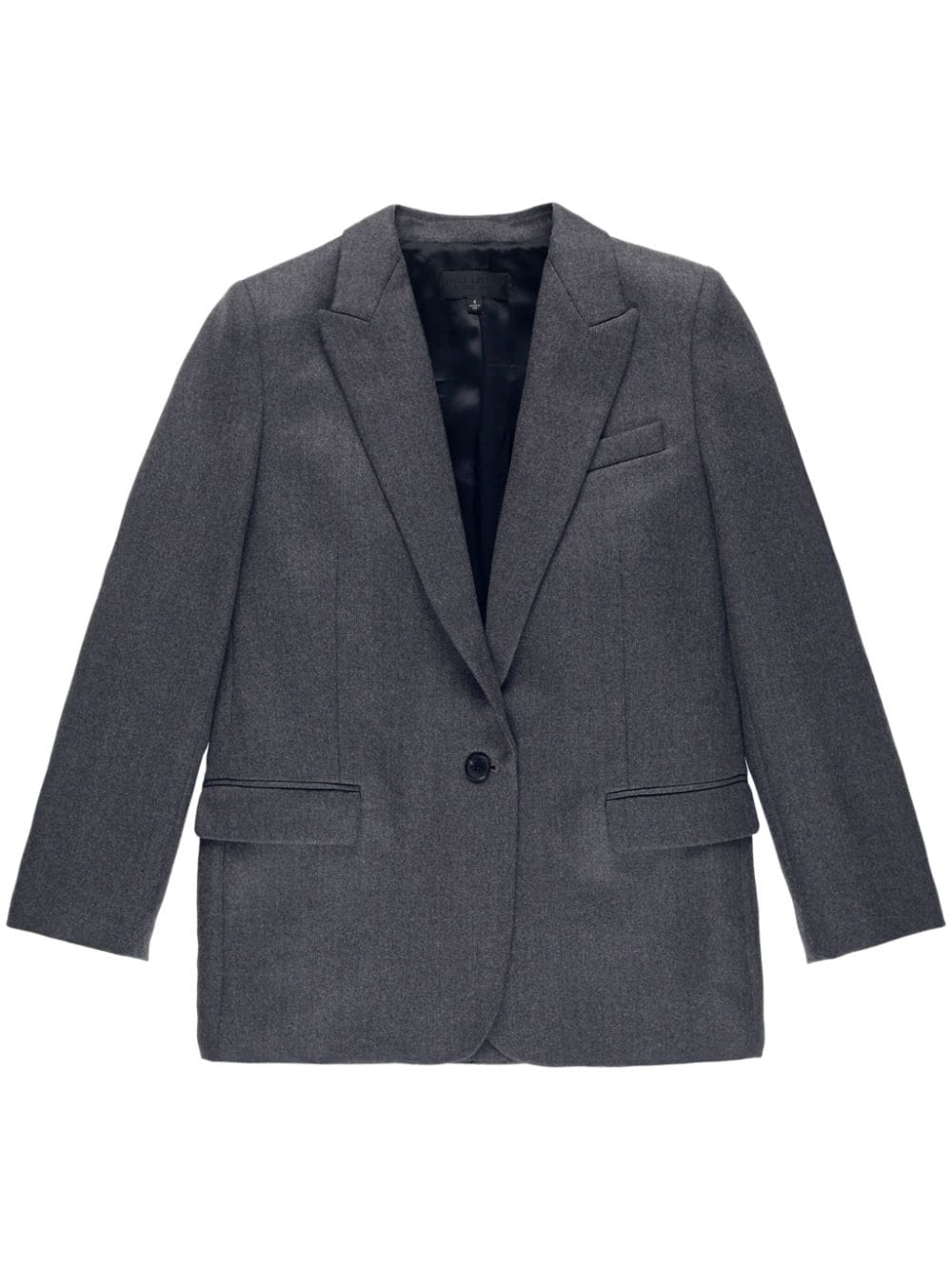 Nili Lotan Diane single-breasted wool blazer - Grey von Nili Lotan