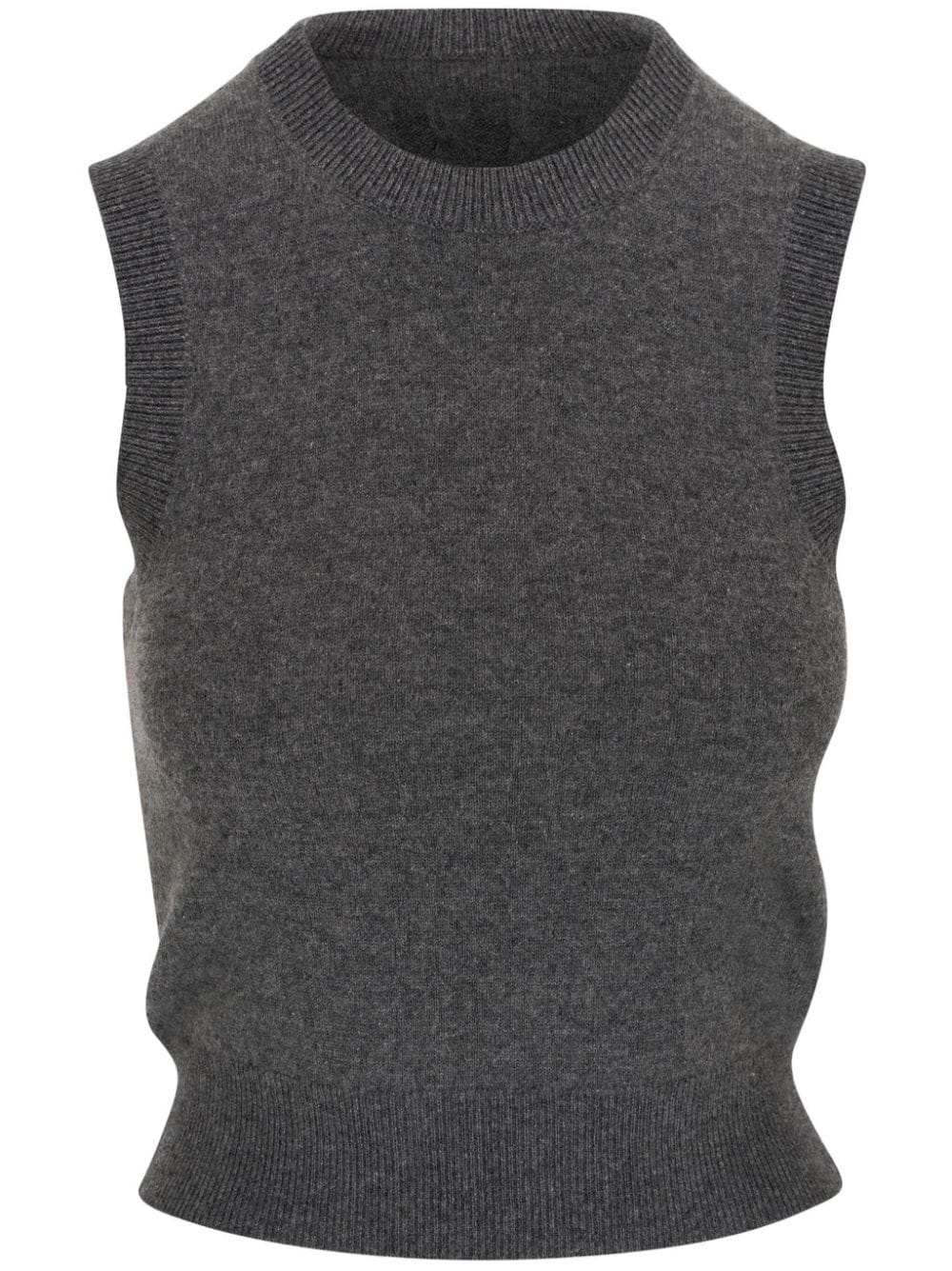 Nili Lotan May mélange-effect cashmere vest - Grey von Nili Lotan