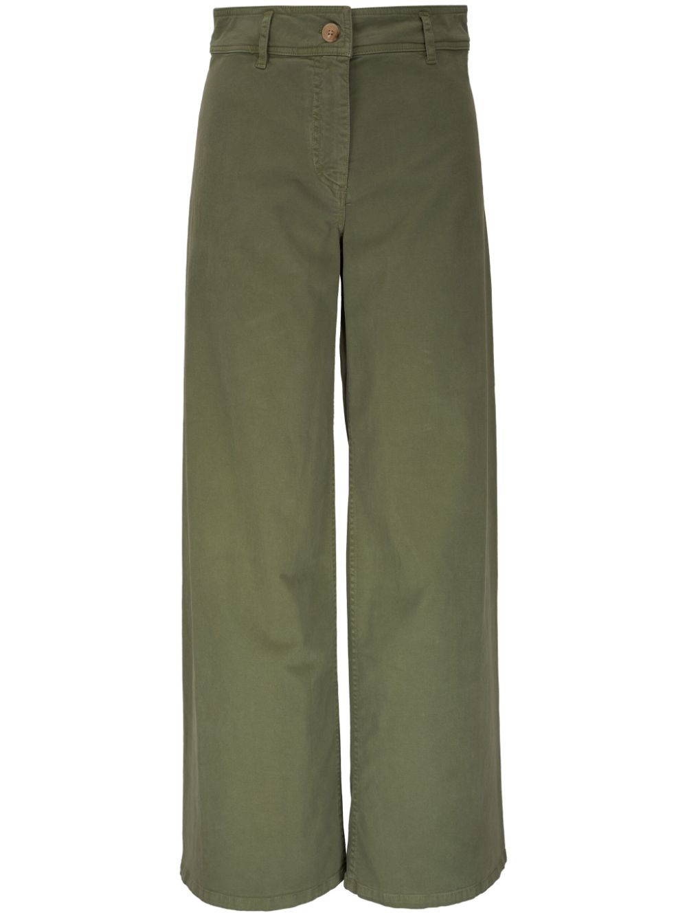 Nili Lotan Megan stretch-cotton trousers - Green von Nili Lotan