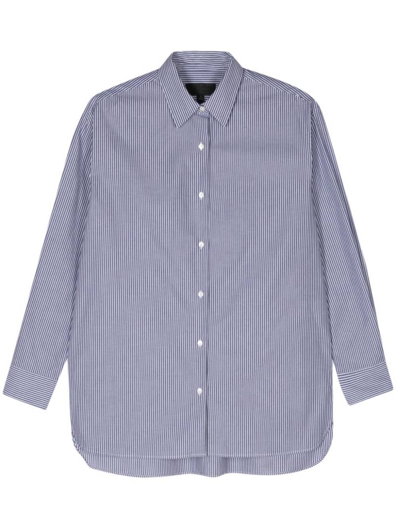 Nili Lotan Yorke striped shirt - Blue von Nili Lotan