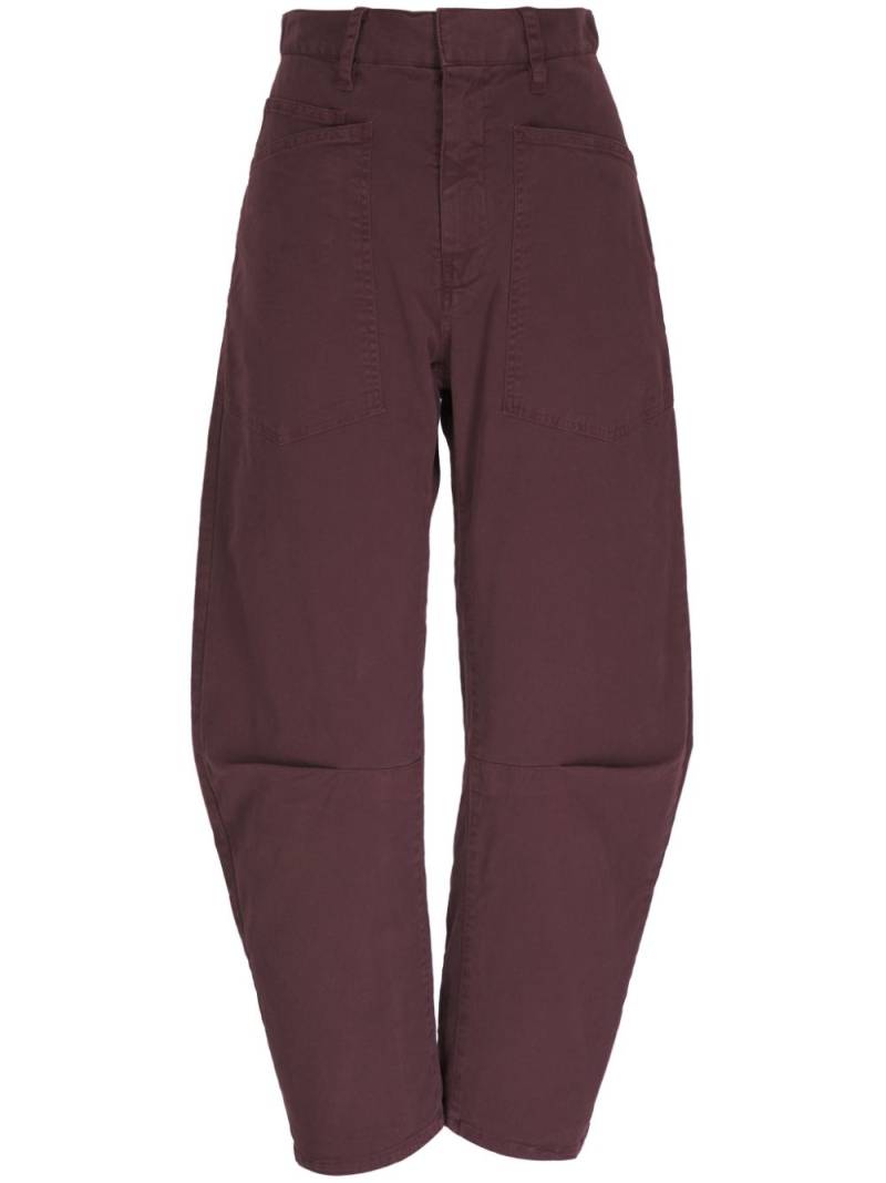 Nili Lotan darte-detailing trousers - Brown von Nili Lotan