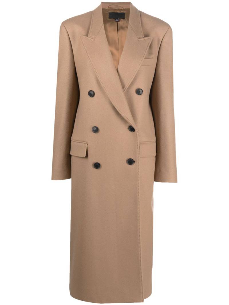 Nili Lotan double-breasted maxi coat - Brown von Nili Lotan