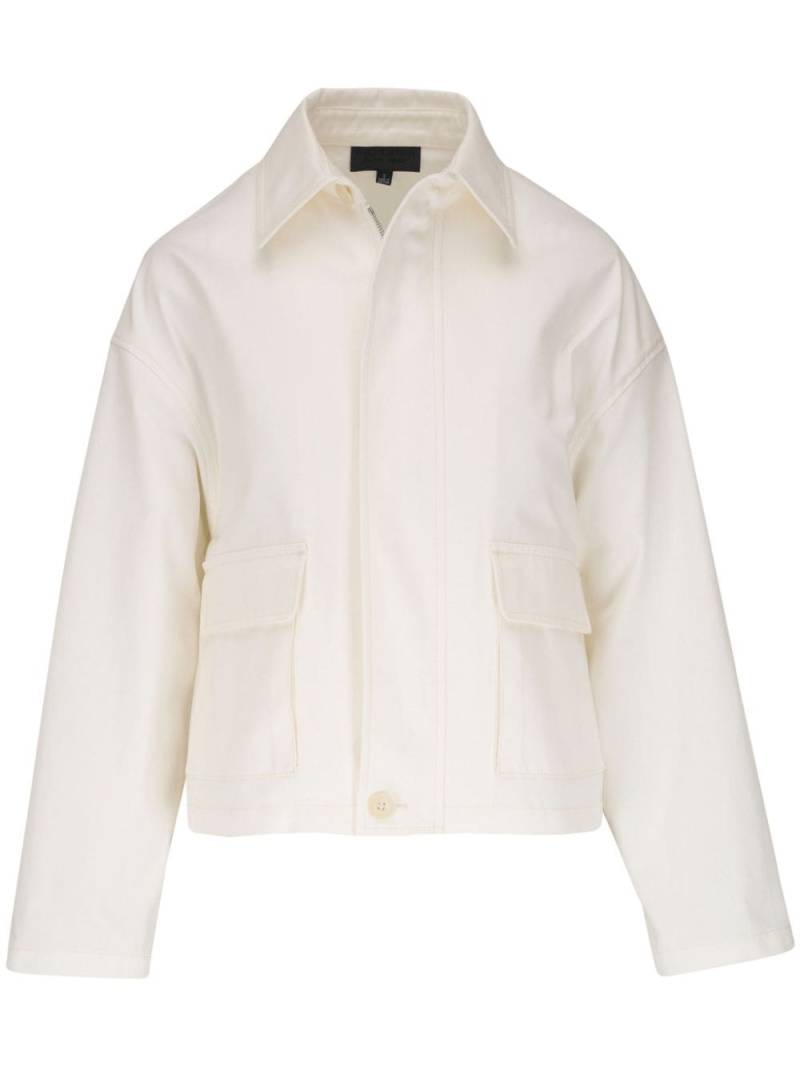 Nili Lotan flap-pocket cotton jacket - White von Nili Lotan