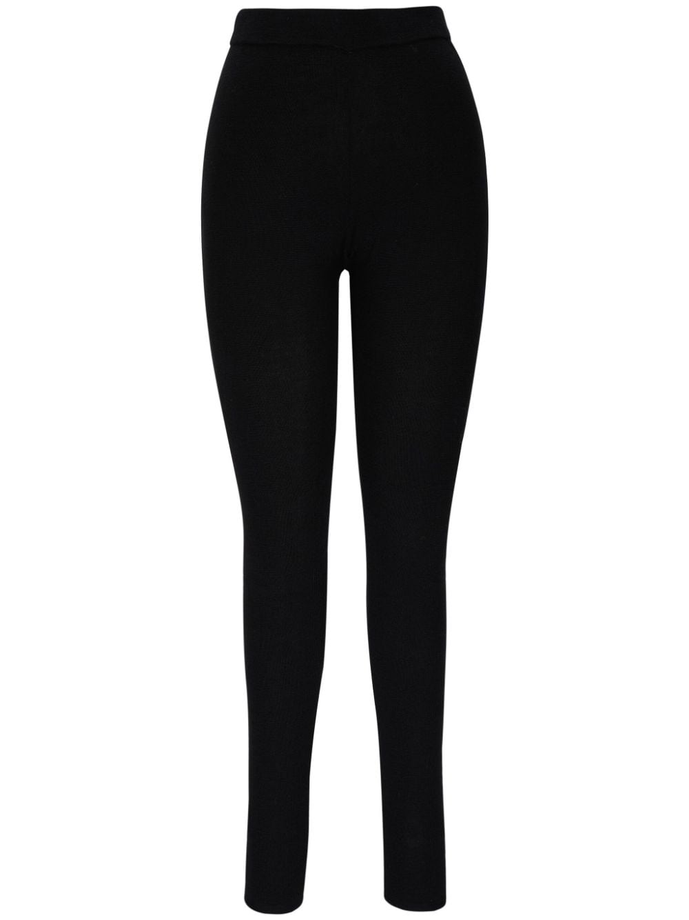 Nili Lotan high-rise merino leggings - Black von Nili Lotan