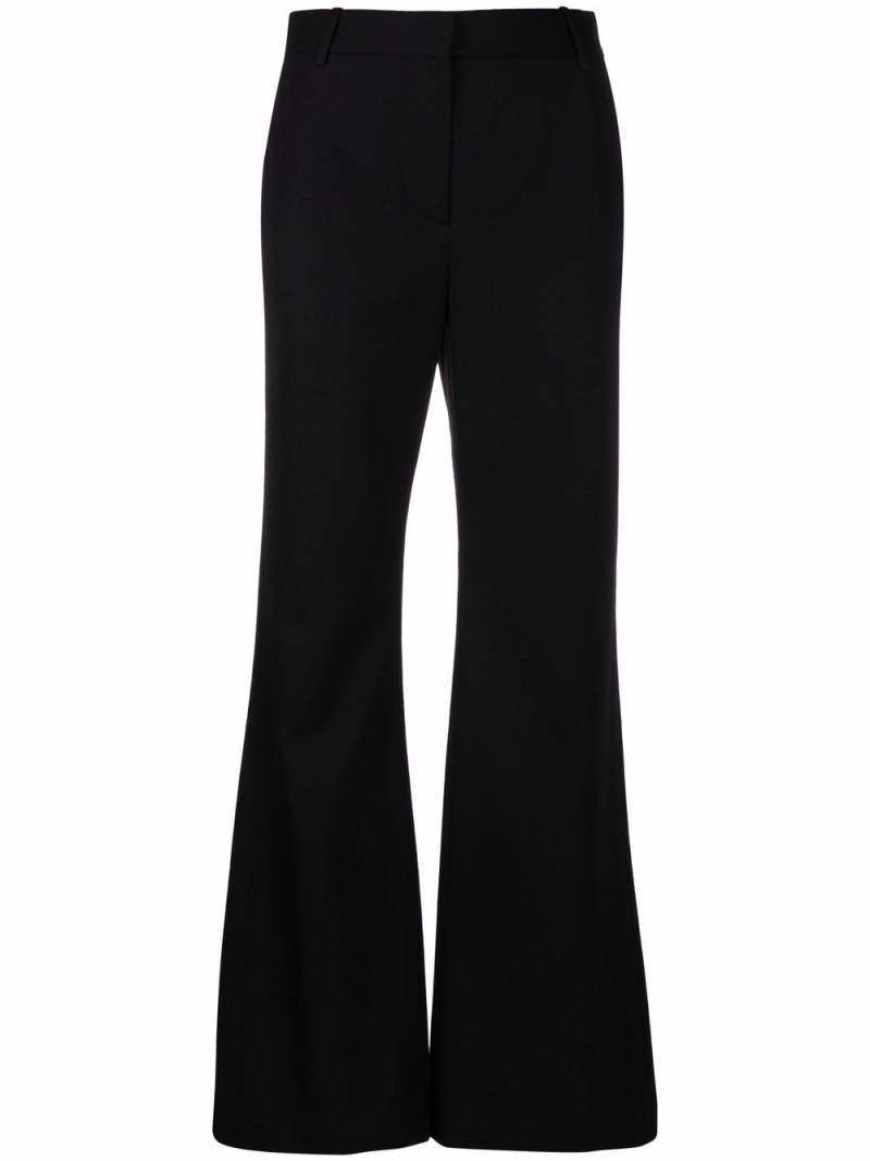 Nili Lotan high-waisted flared trousers - Black von Nili Lotan