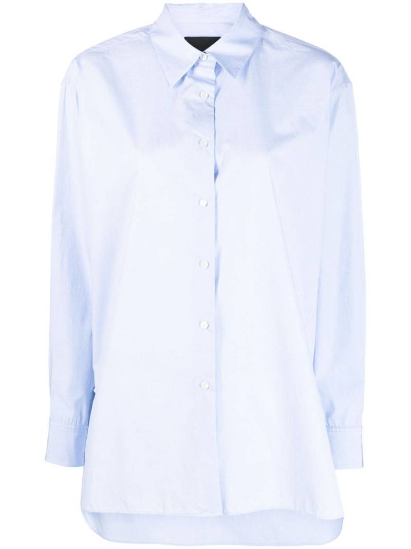 Nili Lotan long-sleeve cotton shirt - Blue von Nili Lotan