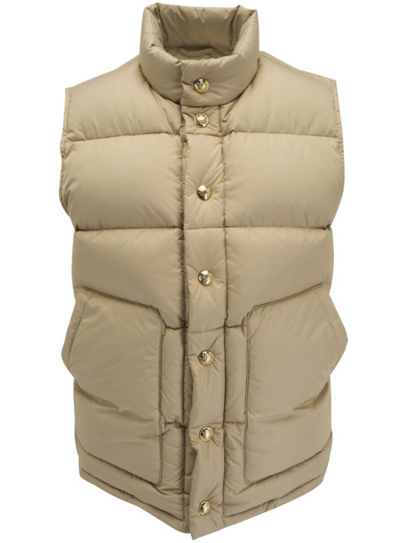 Nili Lotan padded press-stud gilet - Neutrals von Nili Lotan