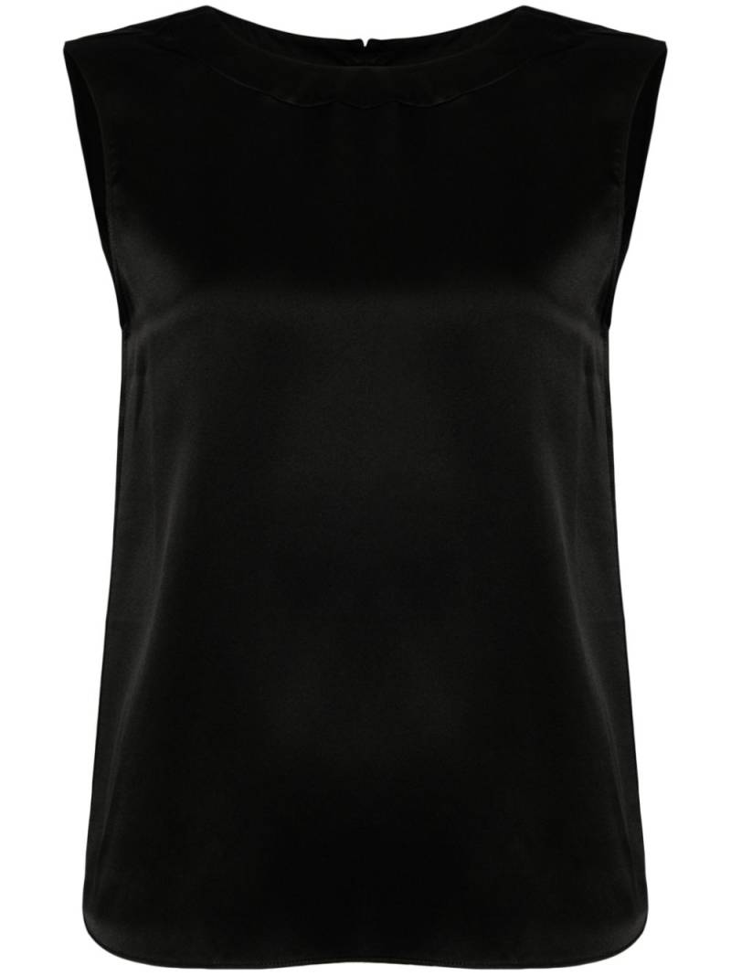 Nili Lotan sleeveless silk top - Black von Nili Lotan