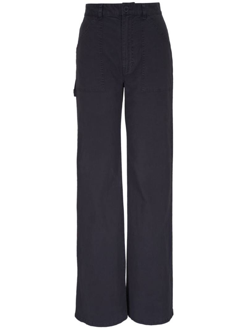 Nili Lotan strap-detailing trousers - Grey von Nili Lotan