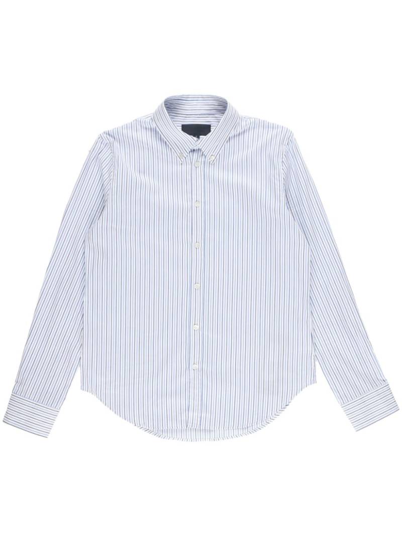 Nili Lotan striped poplin shirt - Blue von Nili Lotan