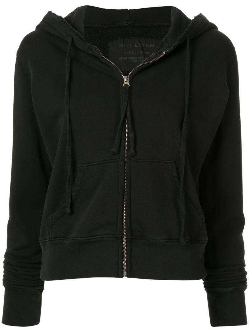 Nili Lotan zip-up hoodie - Black von Nili Lotan