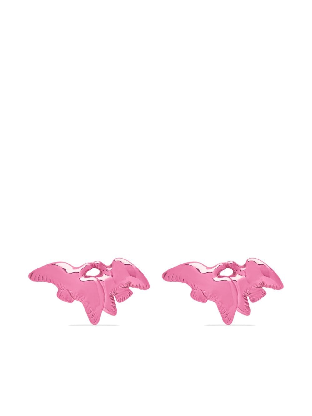 Nina Ricci Double Dove stud earrings - Pink von Nina Ricci