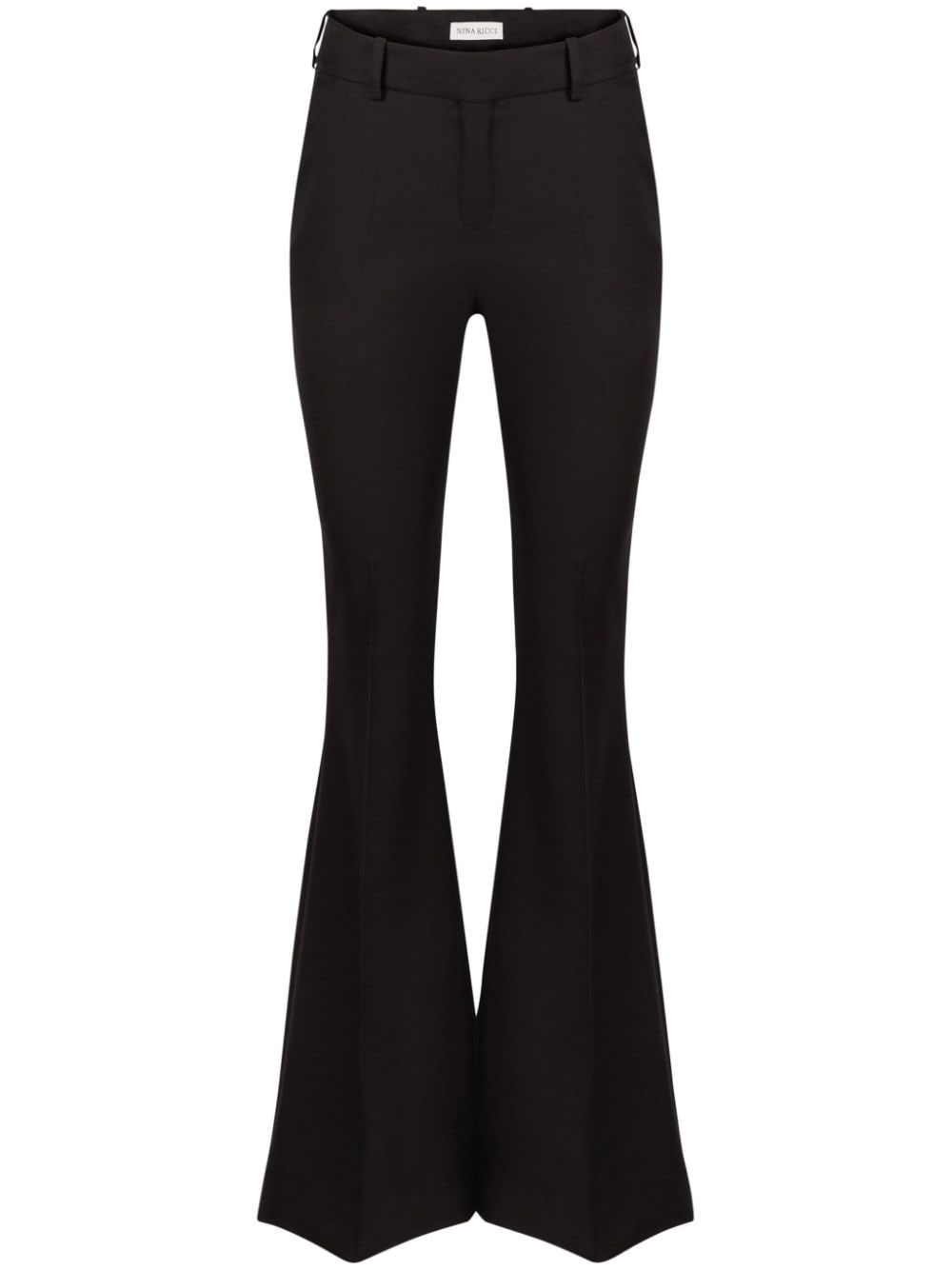 Nina Ricci Flared Tailored Pants - Black von Nina Ricci