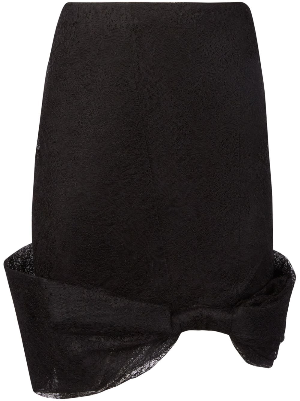 Nina Ricci Lace Bow Skirt - Black von Nina Ricci