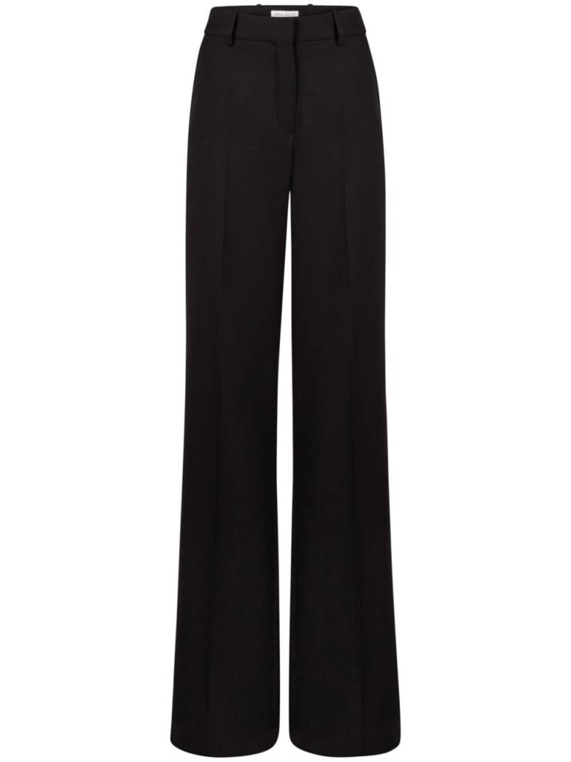 Nina Ricci Straight Wool Trousers - Black von Nina Ricci