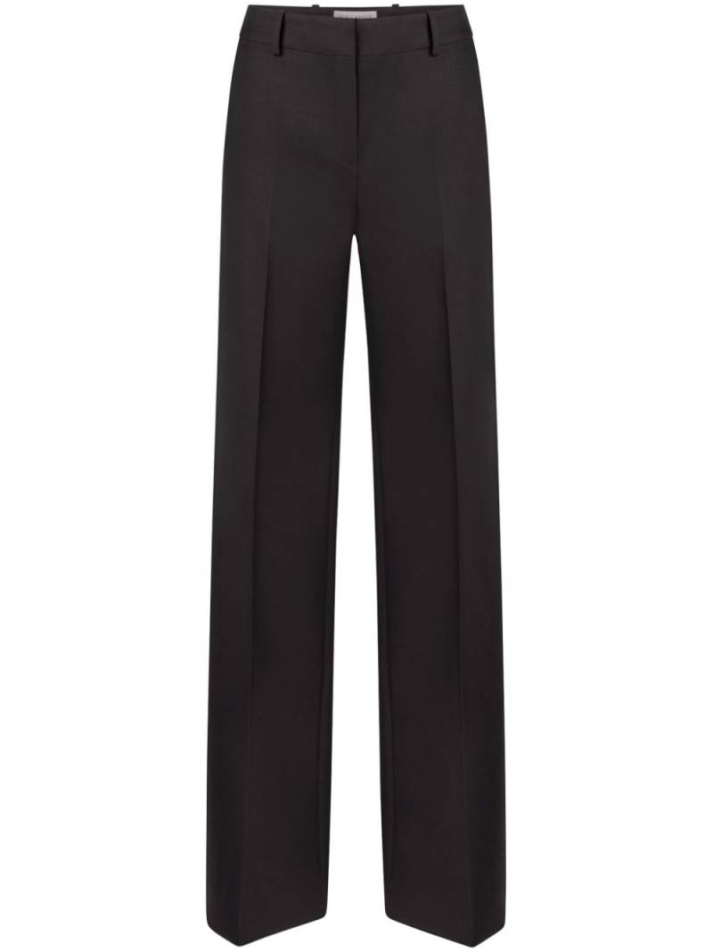 Nina Ricci Wide-Leg Wool Trousers - Black von Nina Ricci