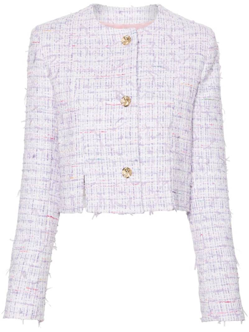 Nina Ricci cropped tweed jacket - White von Nina Ricci