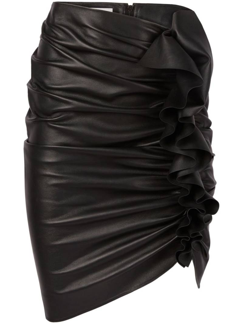 Nina Ricci draped midi-skirt - Black von Nina Ricci