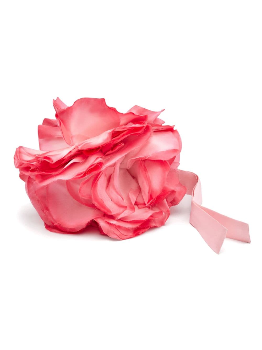 Nina Ricci flower corsage silk chocker - Pink von Nina Ricci
