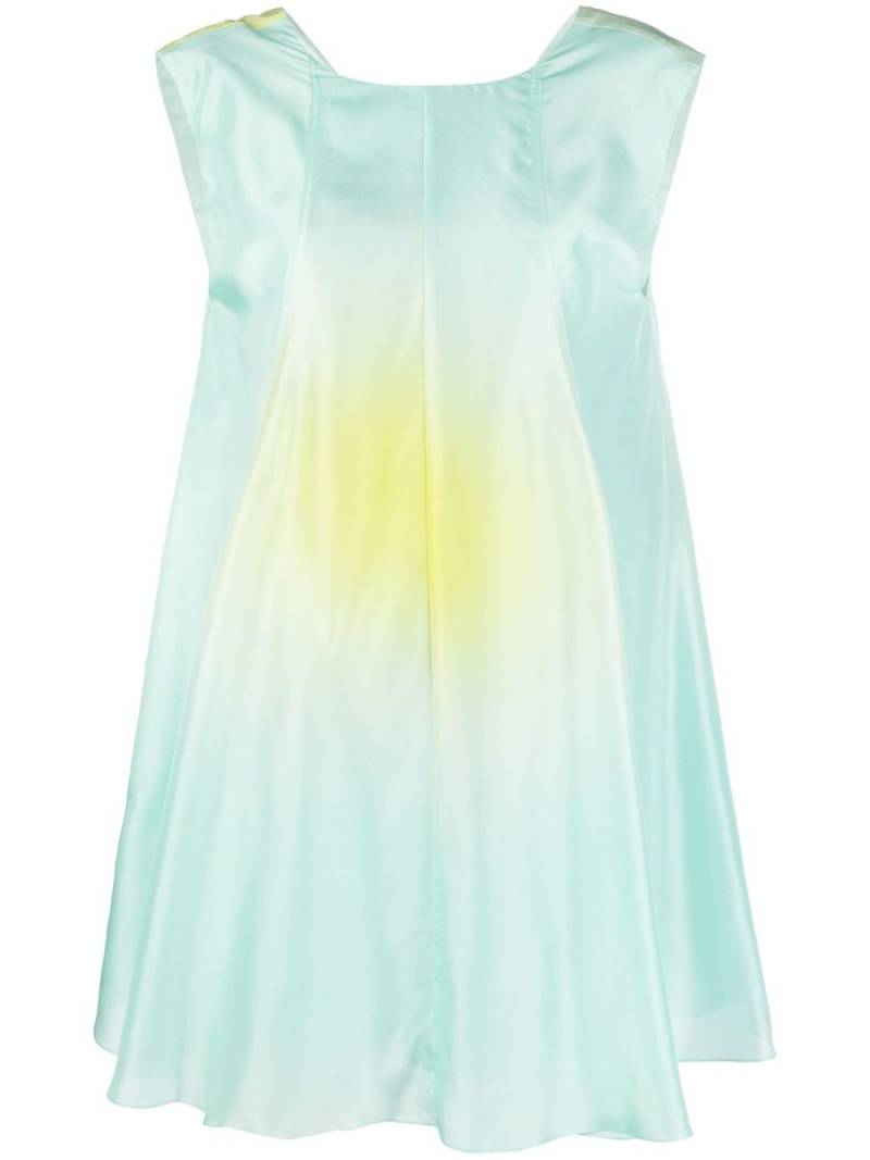 Nina Ricci gradient-effect sleeveless dress - Blue von Nina Ricci