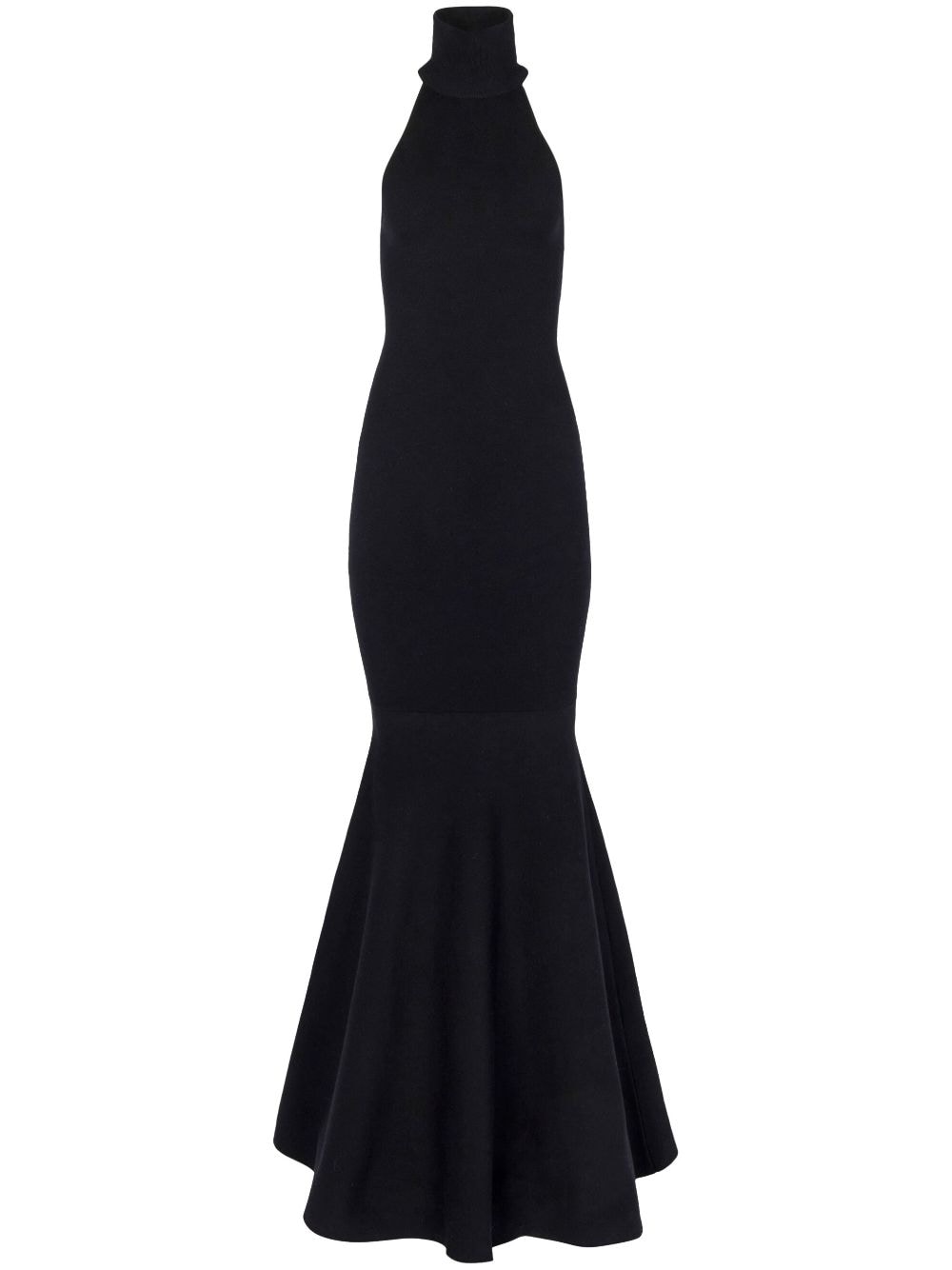 Nina Ricci halterneck sleeveless maxi dress - Black von Nina Ricci