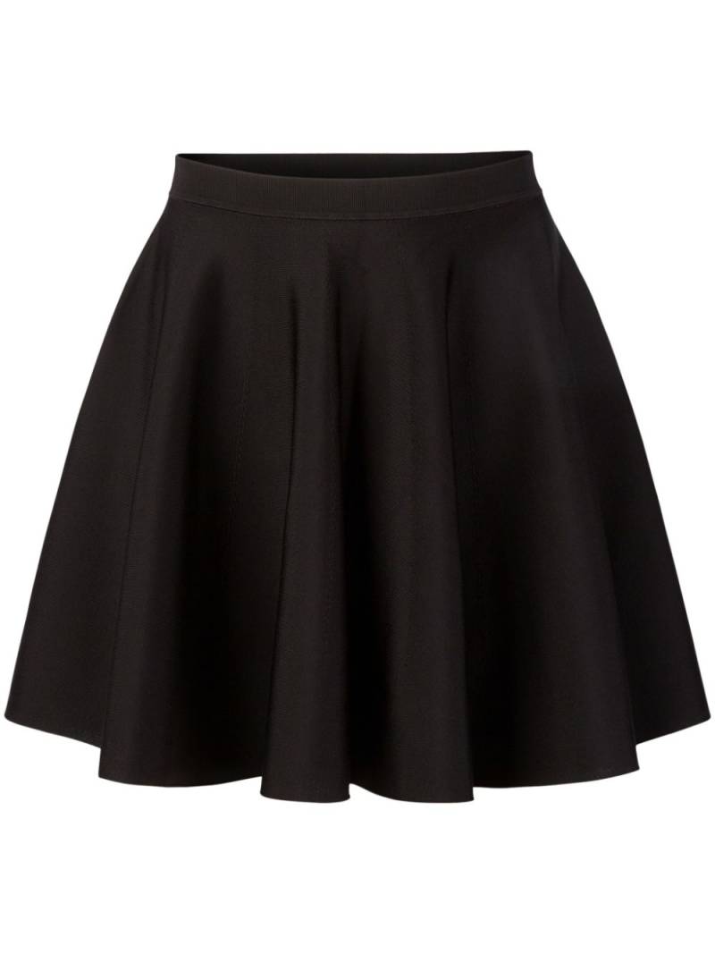 Nina Ricci high-waist skater miniskirt - Black von Nina Ricci