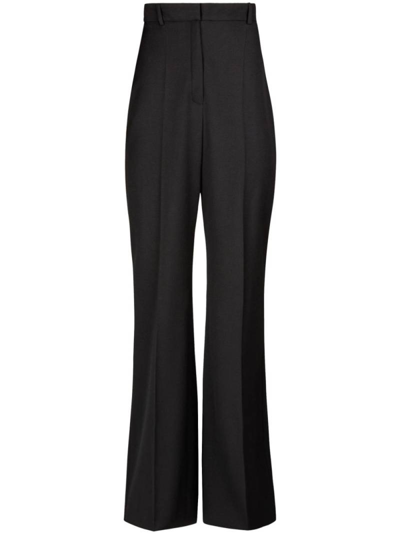 Nina Ricci high-waist tailored wool trousers - Black von Nina Ricci