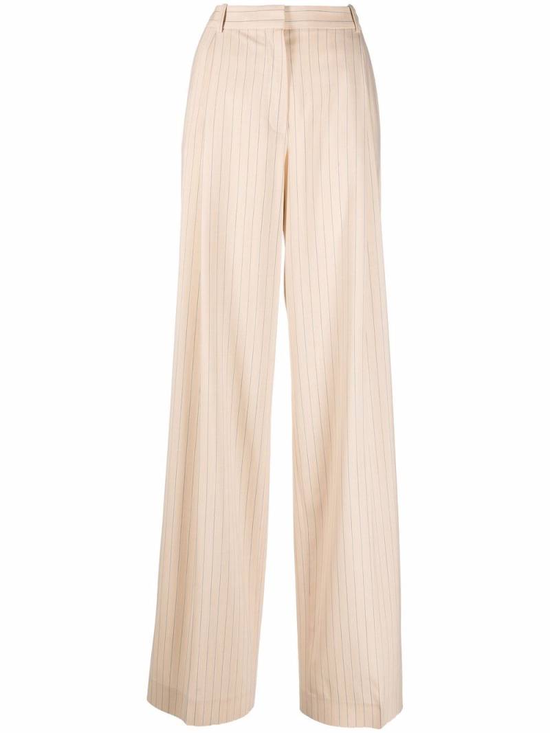 Nina Ricci high waist wide leg trousers - Neutrals von Nina Ricci