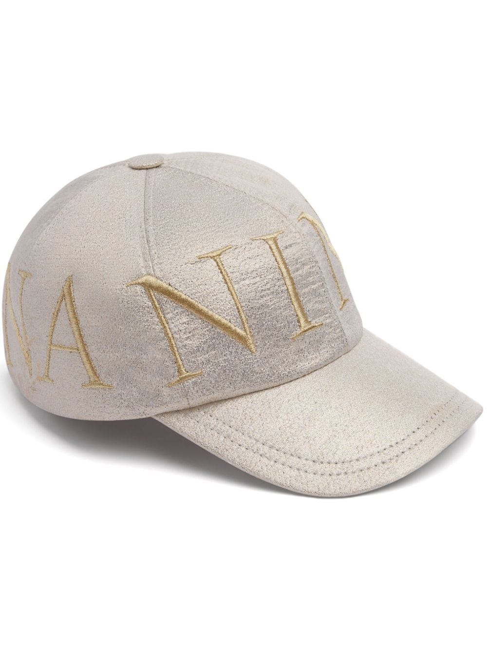 Nina Ricci logo-embroidered baseball cap - Silver von Nina Ricci