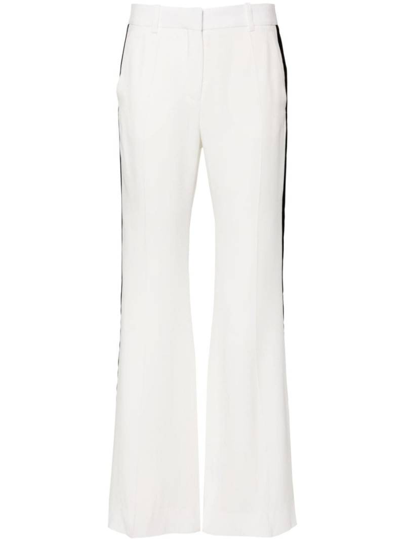 Nina Ricci mid-rise bootcut trousers - White von Nina Ricci