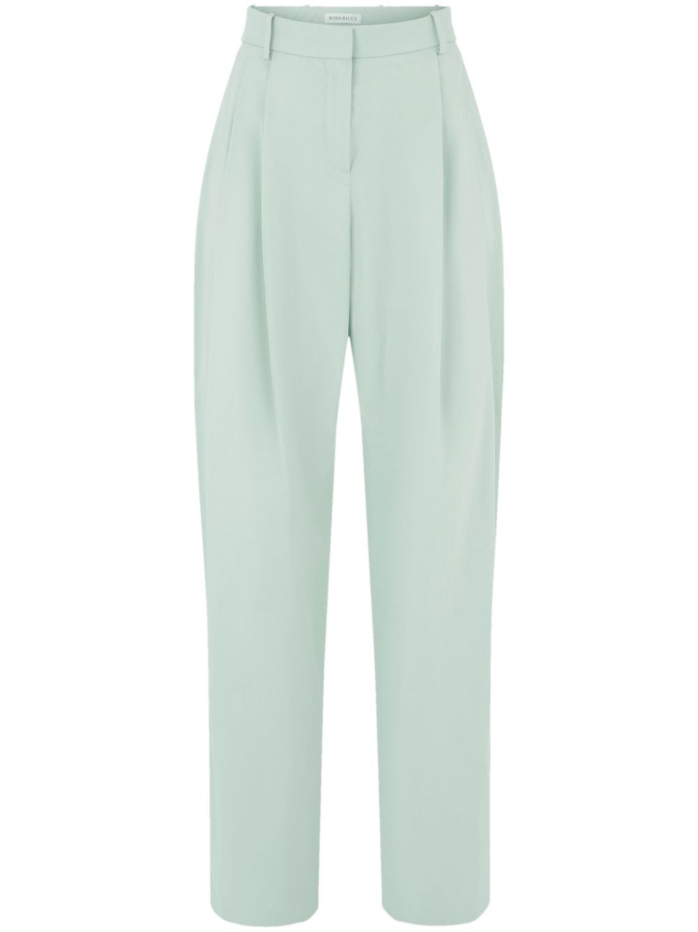 Nina Ricci pleated wide-leg trousers - Blue von Nina Ricci