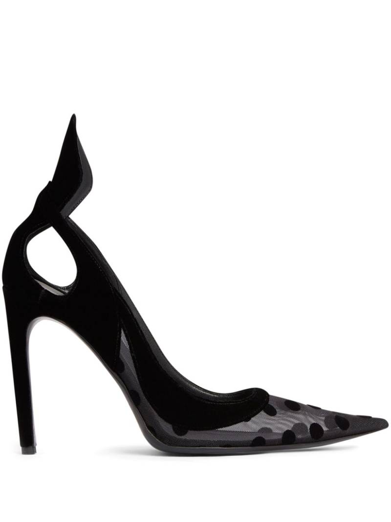 Nina Ricci polka dot pumps - Black von Nina Ricci