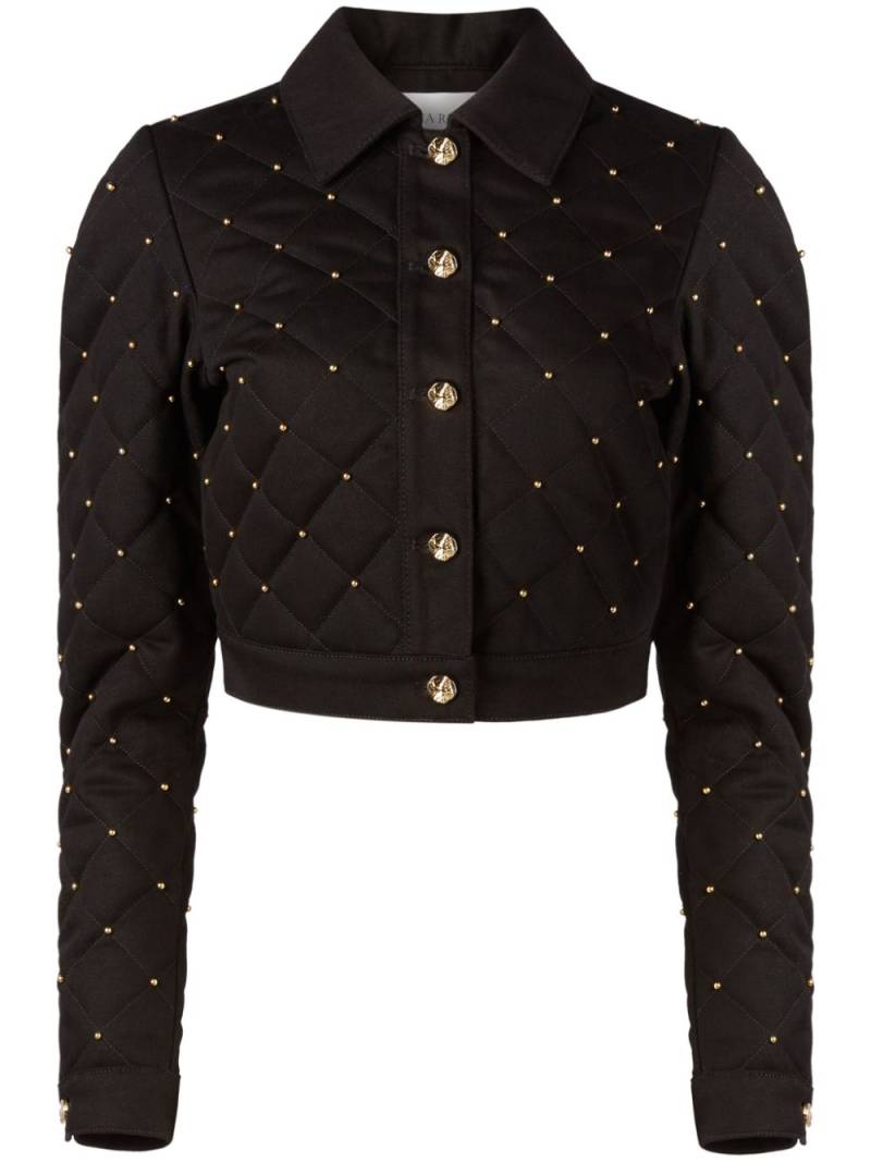 Nina Ricci studded quilted jacket - Black von Nina Ricci