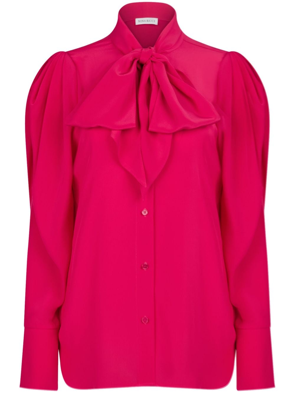 Nina Ricci tie-neck silk blouse - Pink von Nina Ricci