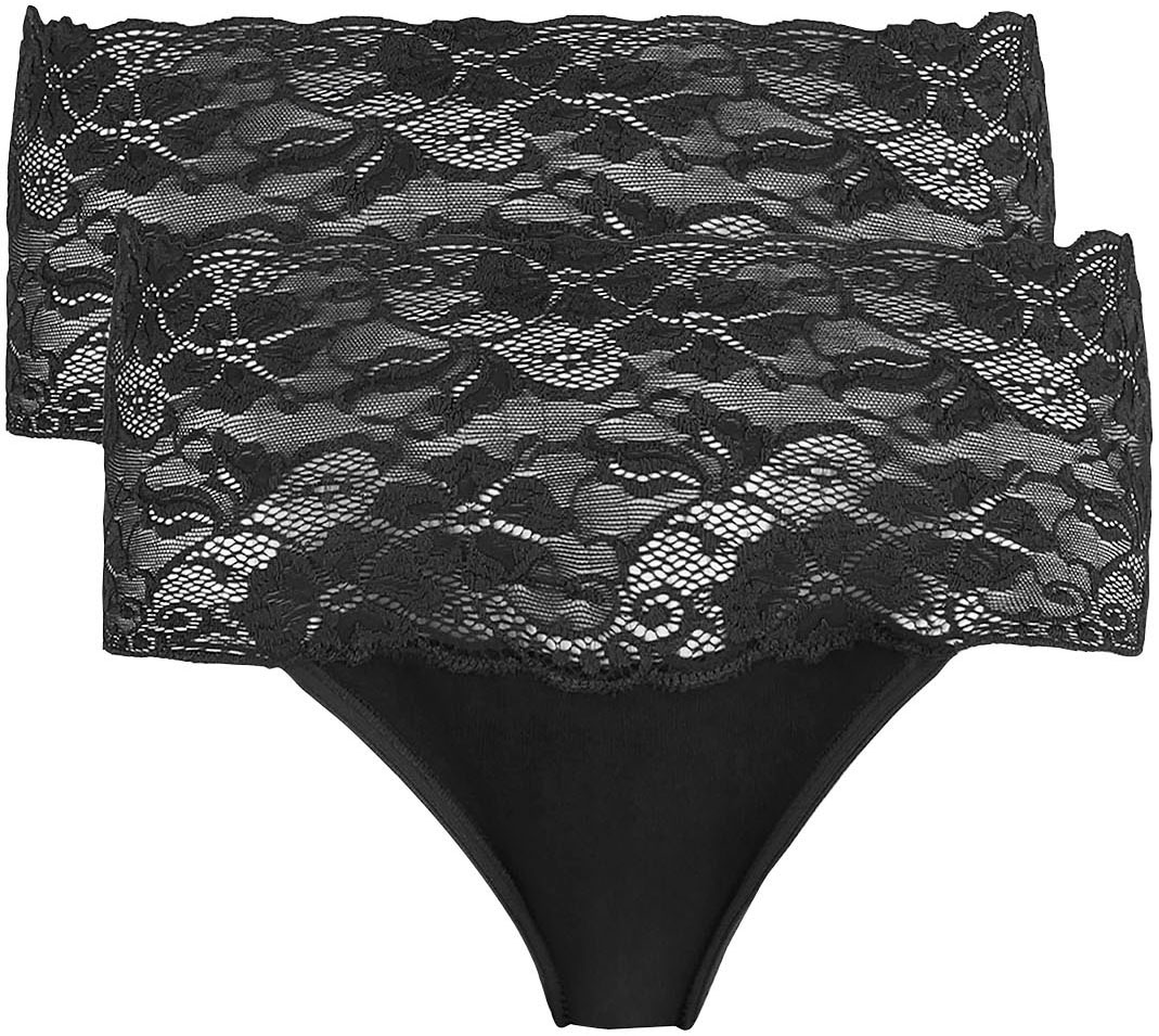 Nina Von C. Taillenslip »"Fine Cotton"«, (2er Pack), mit weichem, breitem Spitzenbund Nina Von C. Taillenslip »"Fine Cotton"«, (2er Pack), mit weichem, breitem Spitzenbund von Nina von C.